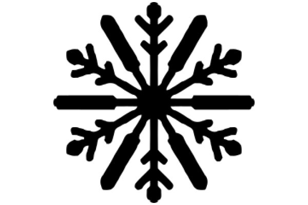 Stylized Snowflake Design