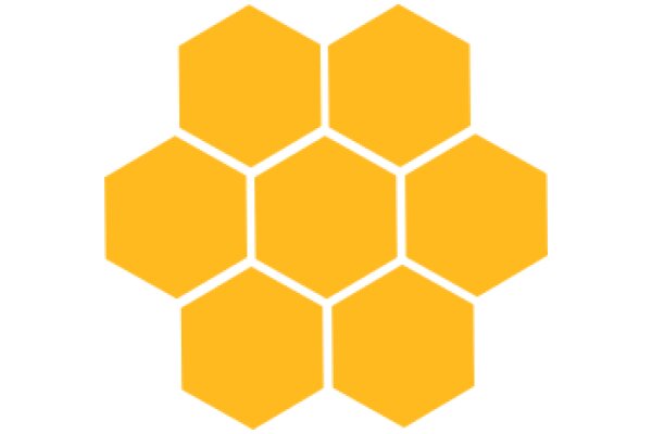 Vibrant Yellow Honeycomb Design