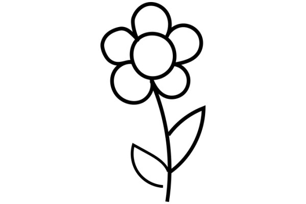 Simplistic Flower Illustration