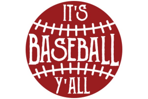 It's Baseball Y'all: A Red and White Logo