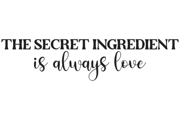 The Secret Ingredient: A Love Story