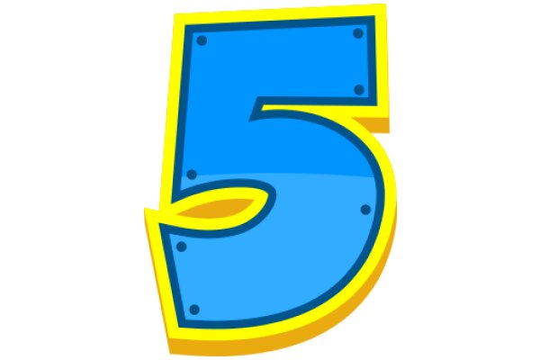 Vibrant Number Five Logo