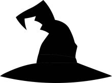 Silhouette of a Wizard's Hat