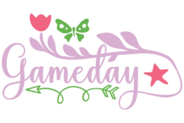 Game Day Greeting: A Festive Logo with a Touch of Nature