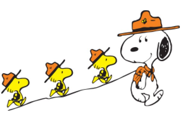 Snoopy and the Three Cowboys: A Tale of Friendship and Adventure