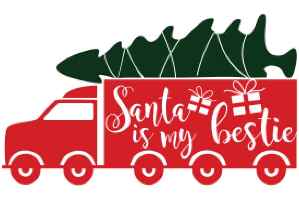 Santa's Delivery Truck: A Festive Holiday Illustration