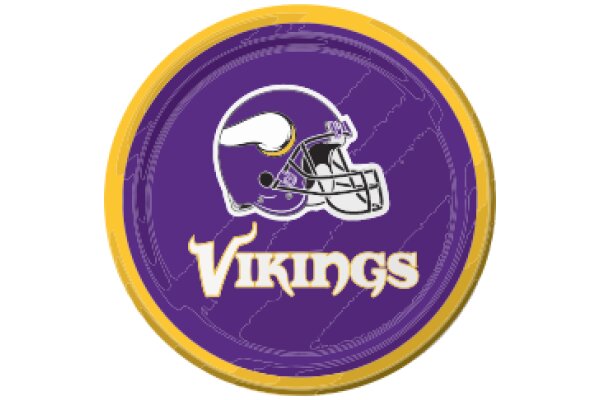 Vikings Fan's Purple and Gold Coaster