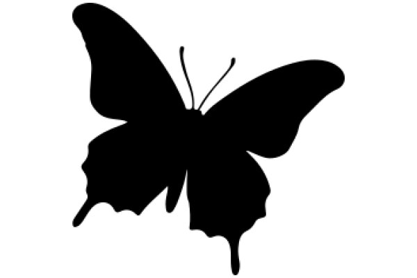 Silhouette of a Butterfly: A Symbol of Transformation and Beauty