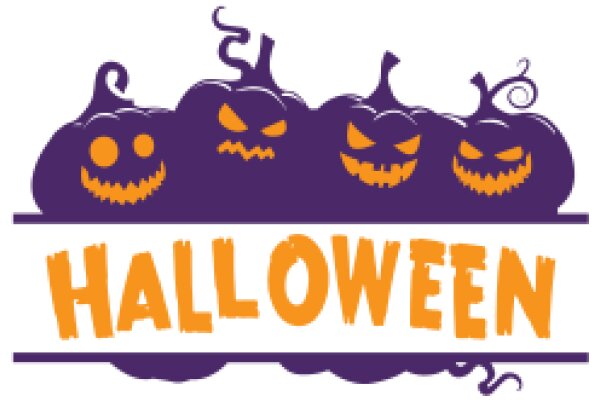 Halloween Fun: A Purple Pumpkin with Orange Teeth