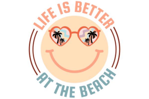 Embrace the Beach Vibes with 'Life is Better at the Beach' Logo