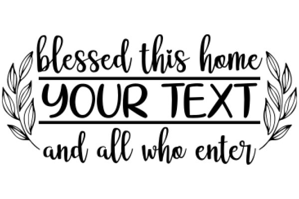 Welcome Home: A Personalized Greeting for Your Text