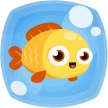 A Friendly Fish in a Bubble