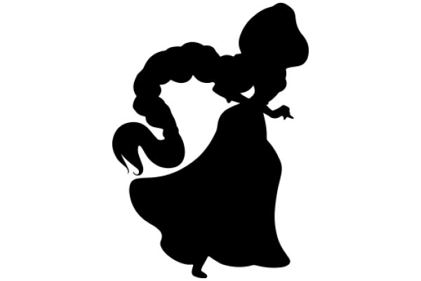 Silhouette of a Dancing Princess