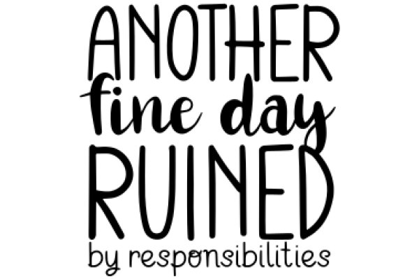 Another Fine Day Ruined: A Responsibility by Responsibilities