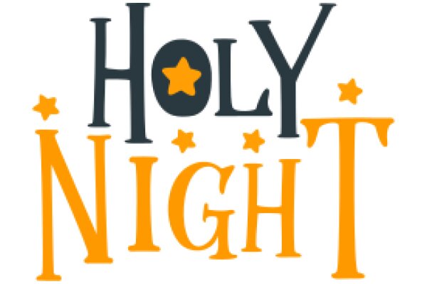 Holy Night: A Graphic Design of a Festive Greeting