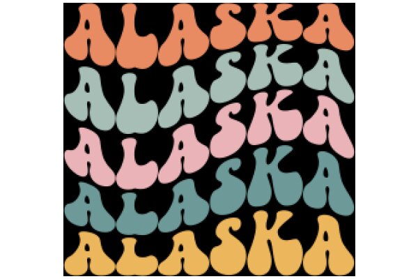 Vibrant Alaskan Word Art