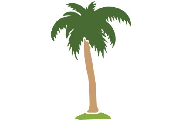 A Digital Illustration of a Palm Tree