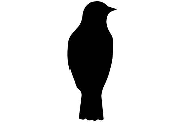 Silhouette of a Bird: A Simple yet Captivating Design