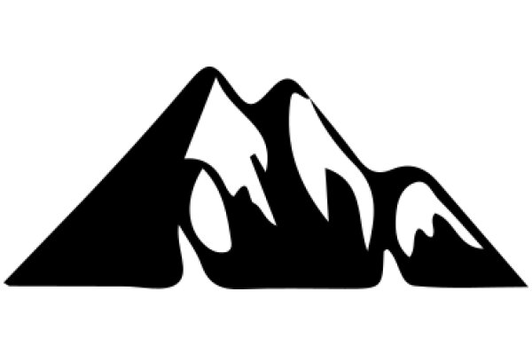 Stylized Mountain Silhouette