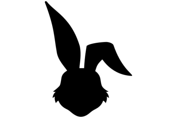 Silhouette of a Bunny: A Simple yet Charming Design