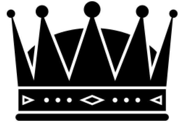 Monochrome Crown Icon: A Symbol of Royalty and Power