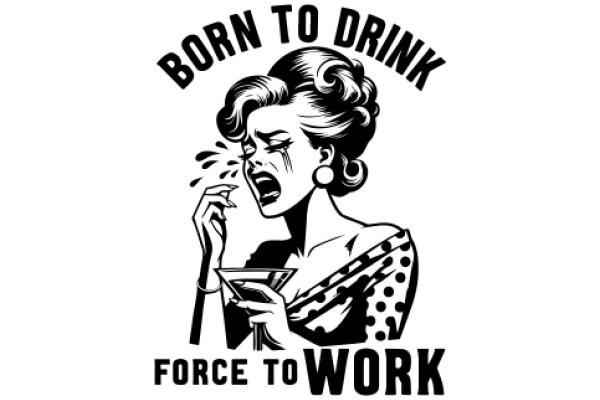 Born to Drink, Force to Work: A Classic Cocktail Advertisement