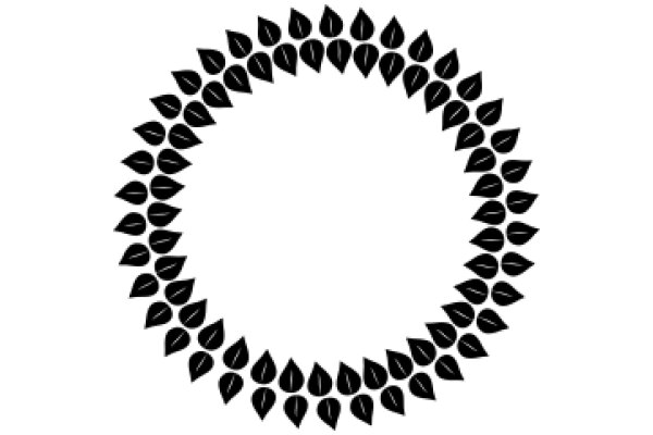 A Circular Pattern of Leaf Designs