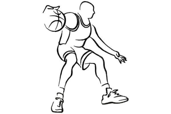 A Basketball Player in Action