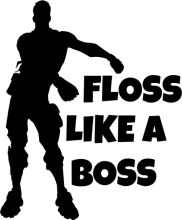 Floss Like a Boss: A Silhouette of a Dancer