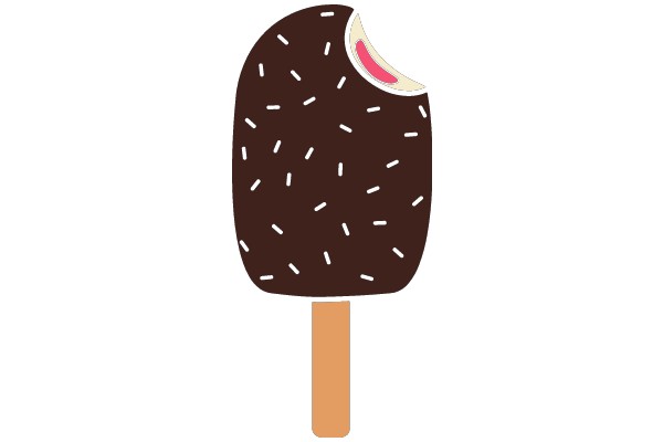 A Delightful Chocolate Pop: A Close-up View of a Sweet Treat