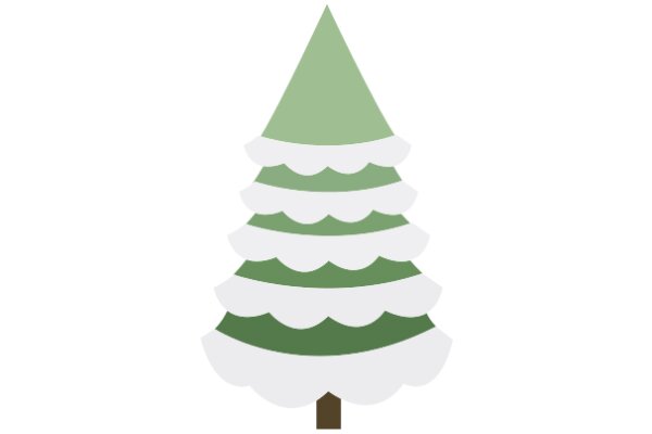 Simplistic Christmas Tree Illustration