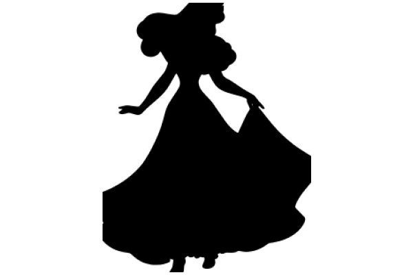 Silhouette of a Fashionable Figure