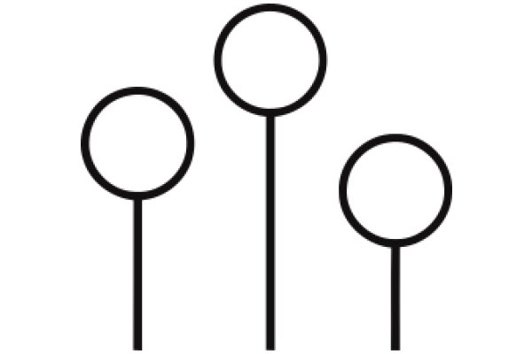 Simplistic Line Art: A Collection of Circles and Sticks