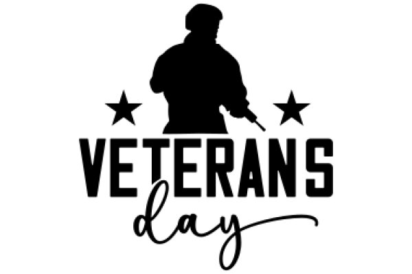 Veterans Day Tribute: A Silhouette of a Soldier with a Star