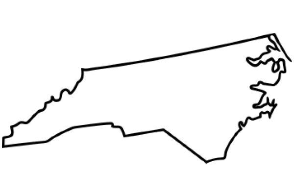 Simplified Outline of a State Border