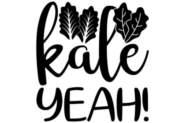 Celebrating the Joy of Kale with a Hand-Drawn Sign