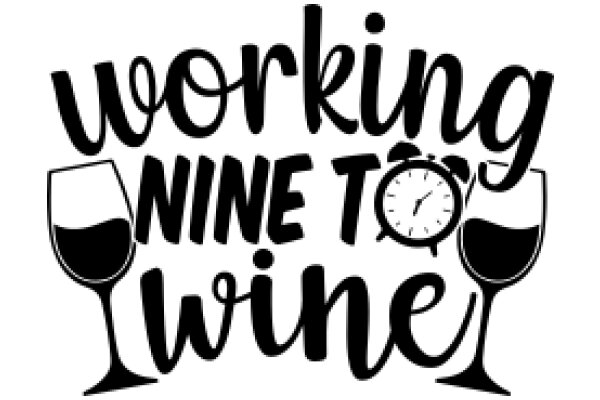 Working Nine to Wine: A Graphic Design for a Wine-Lover's Motto