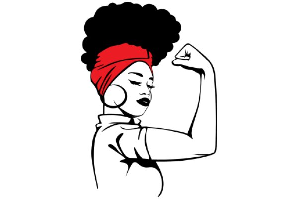 Empowerment and Strength: AWoman with a Powerful Pose