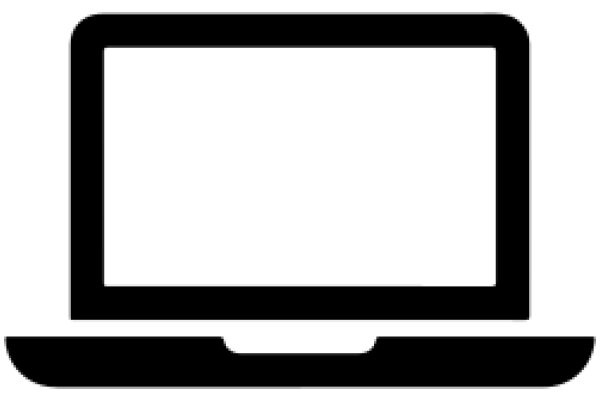 Simplistic Icon of a Laptop