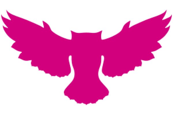 Vibrant Pink Eagle Symbol