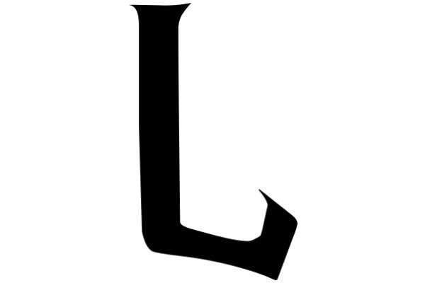 Stylized Letter 'L' in