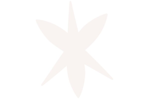 A Blurred Flower Symbol in a White Background