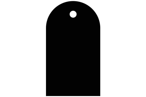 Simplistic Black Door Icon