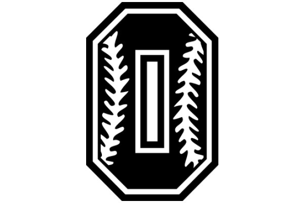 Stylized Baseball Logo with a Modern Twist