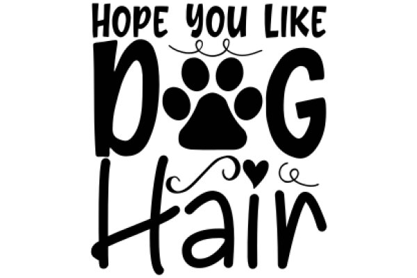 Hope You Like Dog Hair: A Playful Affirmation for Dog Lovers