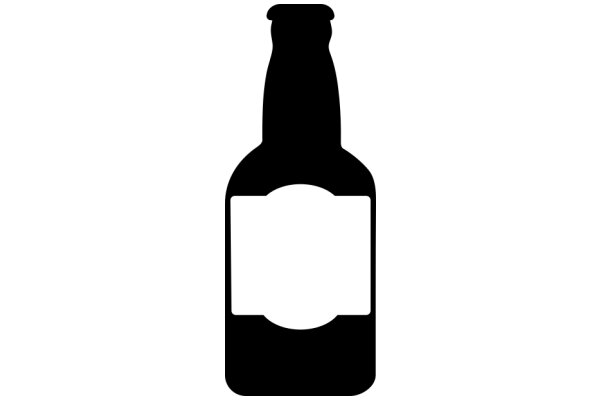 A Simple Icon of a Bottle