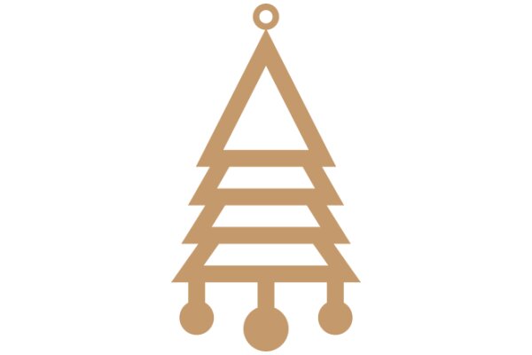 A Simple, Stylized Christmas Tree Icon