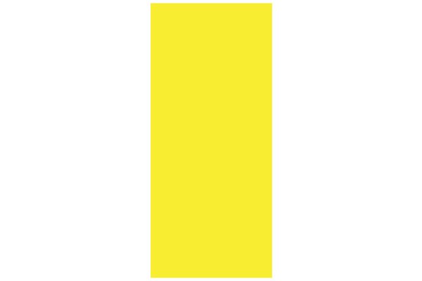 Vibrant Yellow Square on a White Background