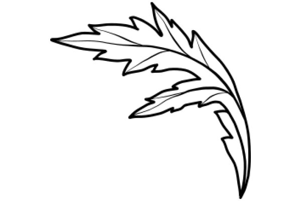 Stylized Leaf Design