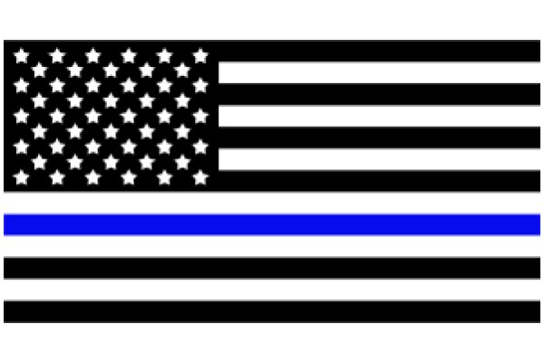 Unity in Diversity: The American Flag with a Blue Stripe